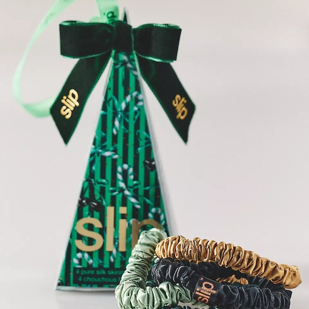 Slip Pure Silk Skinny Scrunchie Ornament NWT - Picture 2 of 4